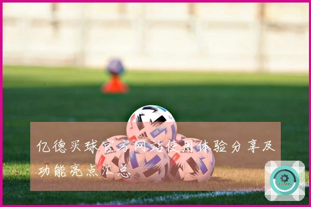 亿德买球官方网站使用体验分享及功能亮点汇总