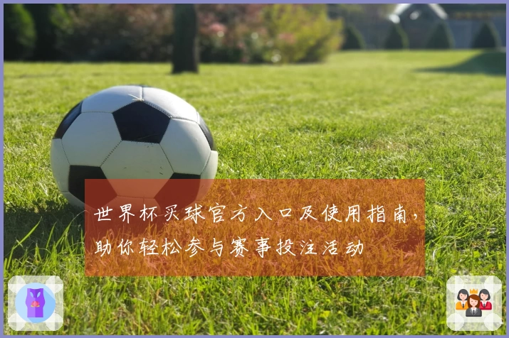世界杯买球官方入口及使用指南，助你轻松参与赛事投注活动